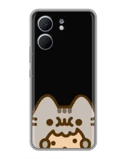 Чехол для OPPO A5x с картинкой «Пушин на черном» Чехол для OPPO A5x с картинкой «Пушин на черном»