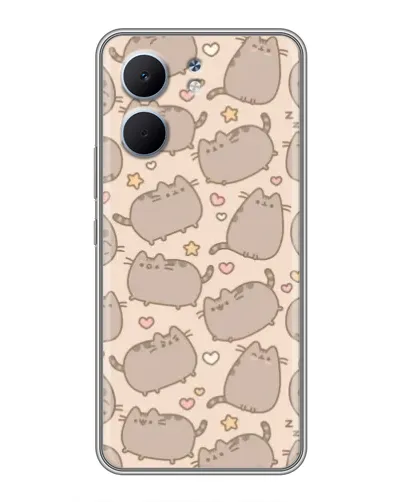 Чехол для OPPO A5x с картинкой «Маленькие Пушины»