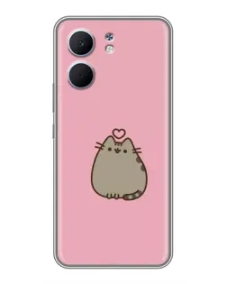 Чехол для OPPO A5x с картинкой «Pusheen сердце» Чехол для OPPO A5x с картинкой «Pusheen сердце»