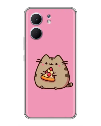 Чехол для OPPO A5x с картинкой «Пушин с пиццей»