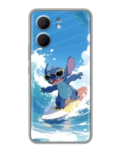 Чехол для OPPO A5x с картинкой «Стич на волне» Чехол для OPPO A5x с картинкой «Стич на волне»
