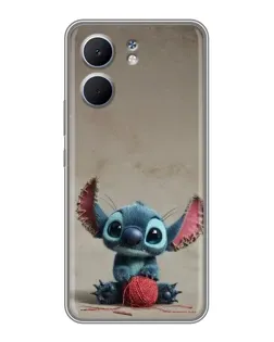 Чохол для OPPO A5x з картинкою «Стіч на чоричневому фоні»