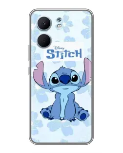 Чохол для OPPO A5x з картинкою «Stitch серед квітів»