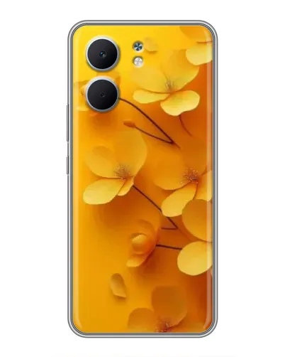 Чохол для OPPO A5x з картинкою «Золоті пелюстки»