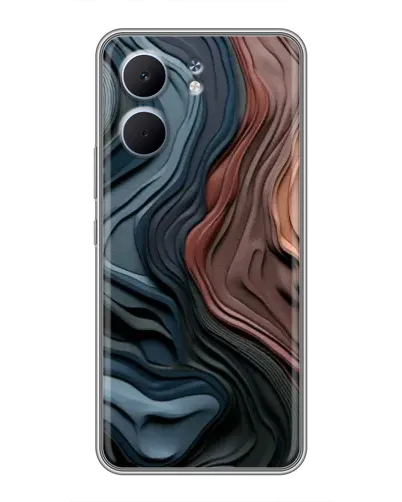 Чохол для OPPO A5x з картинкою «Кольорові хвилі каньйону» Чохол для OPPO A5x з картинкою «Кольорові хвилі каньйону»