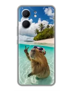 Чохол для OPPO A5x з картинкою «Капібара на морі» Чохол для OPPO A5x з картинкою «Капібара на морі»