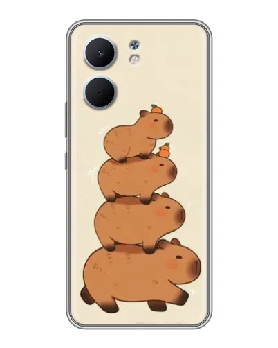 Чехол для OPPO A5x с картинкой «Башня из капибар»