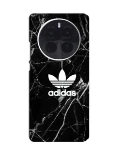 Чехол для OPPO A6 Max с картинкой «Белый мрамор Adidas»