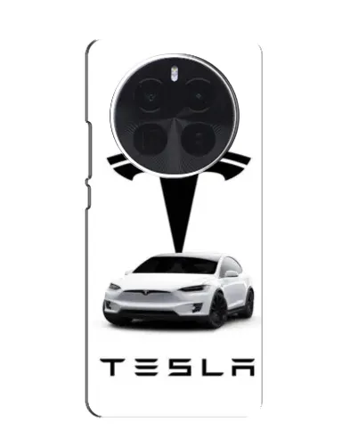 Чехол для OPPO A6 Max с картинкой «Tesla White Style»