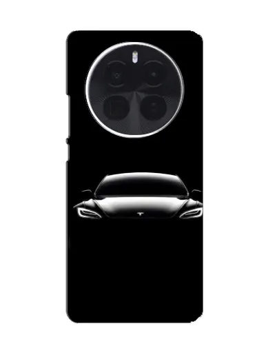Чехол для OPPO A6 Max с картинкой «Фары Tesla Night»