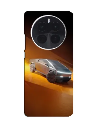 Чехол для OPPO A6 Max с картинкой «Cybertruck в пустыне»