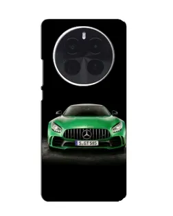 Чехол для OPPO A6 Max с картинкой «Mercedes — неоновый лого»