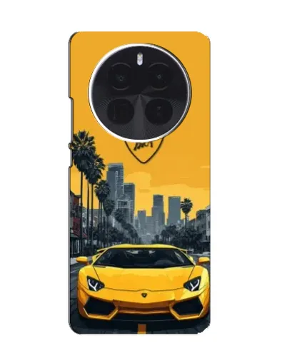 Чехол для OPPO A6 Max с картинкой «Желтый Lamborghini город» Чехол для OPPO A6 Max с картинкой «Желтый Lamborghini город»