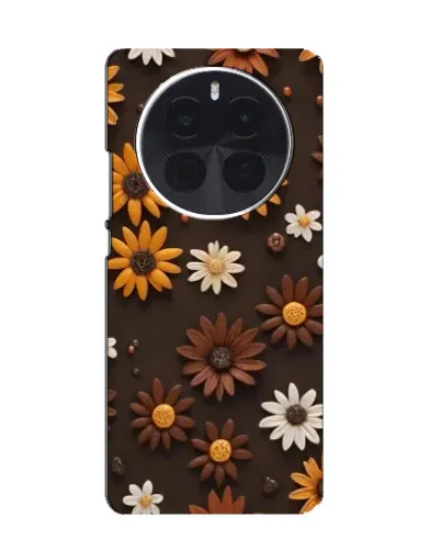 Чохол для OPPO A6 Max з картинкою «Візерунок з маленьких соняшників»