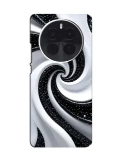 Чохол для OPPO A6 Max з картинкою «Чорно-біла спіраль»