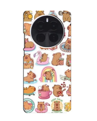Чехол для OPPO A6 Max с картинкой «Капибары набор»