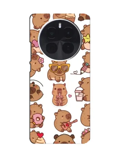 Чехол для OPPO A6 Max с картинкой «Стикерпак с капибарами»