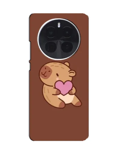Чехол для OPPO A6 Max с картинкой «Капибара с сердцем»