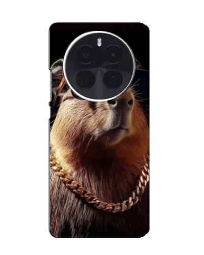 Чехол для OPPO A6 Max с картинкой «Капибара золотая цепь»