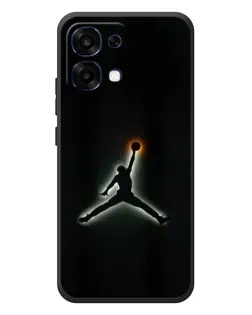Чехол для OPPO A6 Pro с картинкой «Jordan Gradient Logo»