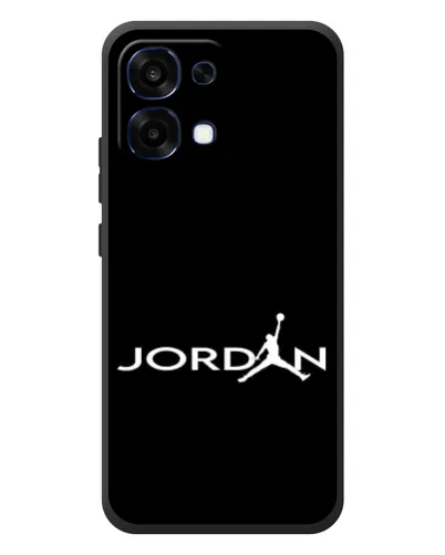 Чехол для OPPO A6 Pro с картинкой «Jordan White Logo»