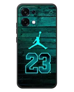 Чехол для OPPO A6 Pro с картинкой «Jordan Cyan 23»