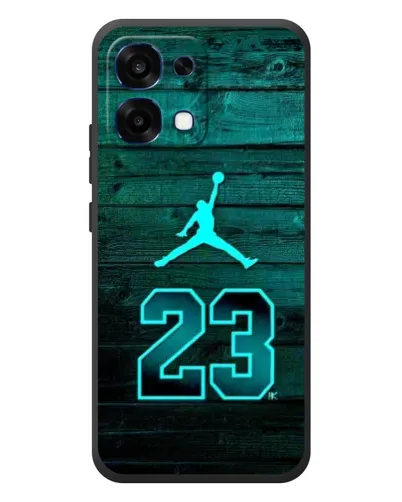 Чехол для OPPO A6 Pro с картинкой «Jordan Cyan 23»