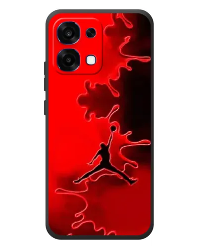 Чехол для OPPO A6 Pro с картинкой «Jordan Red Smoke»