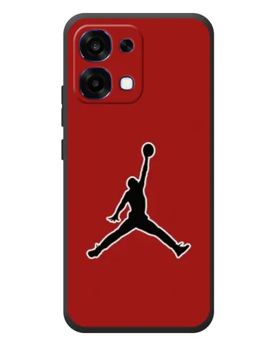 Чехол для OPPO A6 Pro с картинкой «Jordan Red Back»