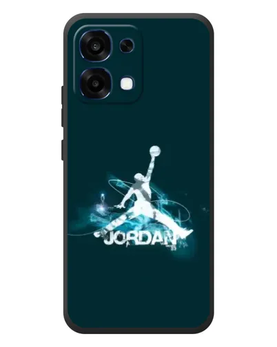 Чехол для OPPO A6 Pro с картинкой «Jordan Blue Fire»