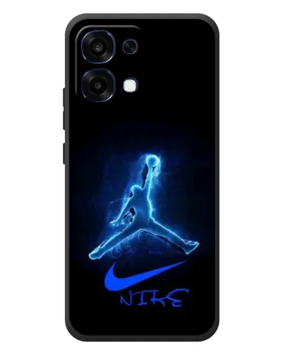 Чехол для OPPO A6 Pro с картинкой «Jordan Neon Blue»