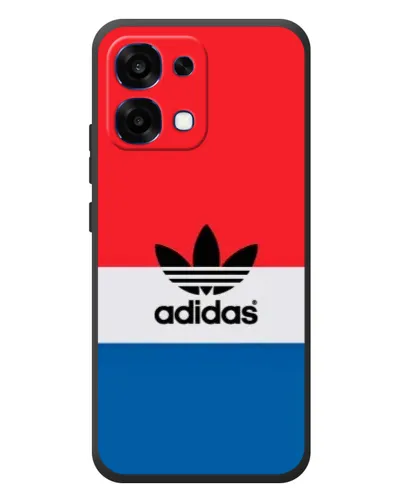 Чехол для OPPO A6 Pro с картинкой «Ретро блоки Adidas»