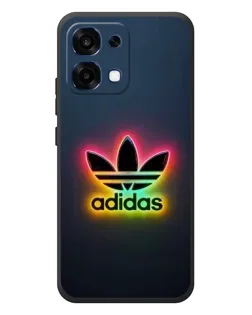 Чехол для OPPO A6 Pro с картинкой «Неоновый Adidas»