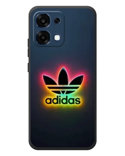 Чехол для OPPO A6 Pro с картинкой «Неоновый Adidas»