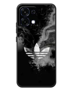 Чехол для OPPO A6 Pro с картинкой «Абстрактный дым Adidas»