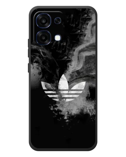 Чехол для OPPO A6 Pro с картинкой «Абстрактный дым Adidas»