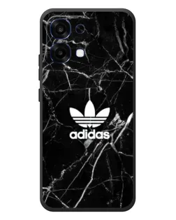 Чехол для OPPO A6 Pro с картинкой «Белый мрамор Adidas»