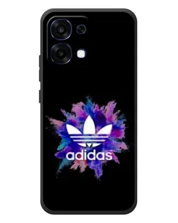 Чехол для OPPO A6 Pro с картинкой «Взрыв красок Adidas»