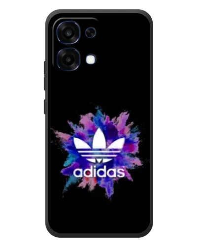 Чехол для OPPO A6 Pro с картинкой «Взрыв красок Adidas»