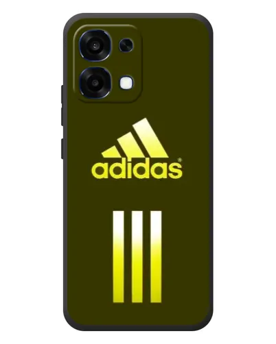 Чехол для OPPO A6 Pro с картинкой «Оливковый градиент Adidas»