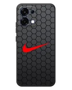 Чехол для OPPO A6 Pro с картинкой «Nike — карбоновая сетка»