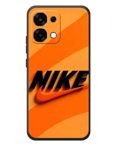 Чехол для OPPO A6 Pro с картинкой «Оранжевый драйв Nike»