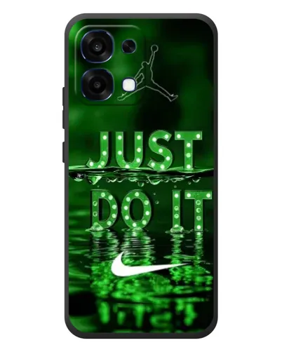 Чехол для OPPO A6 Pro с картинкой «Зеленый неоновый Nike»