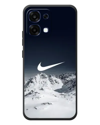 Чехол для OPPO A6 Pro с картинкой «Nike — зимние горы»