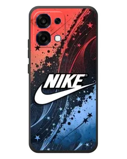 Чехол для OPPO A6 Pro с картинкой «Градиентный принт Найк» Чехол для OPPO A6 Pro с картинкой «Градиентный принт Найк»