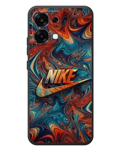 Чехол для OPPO A6 Pro с картинкой «Nike в абстракции»