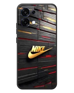 Чехол для OPPO A6 Pro с картинкой «Золотой Nike на металле» Чехол для OPPO A6 Pro с картинкой «Золотой Nike на металле»
