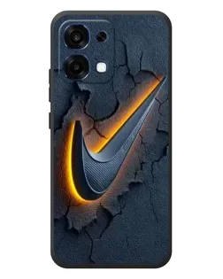 Чехол для OPPO A6 Pro с картинкой «Объемный логотип Найк» Чехол для OPPO A6 Pro с картинкой «Объемный логотип Найк»