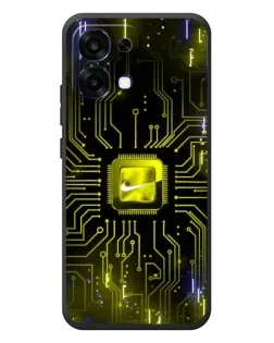 Чехол для OPPO A6 Pro с картинкой «Nike — золотая искра» Чехол для OPPO A6 Pro с картинкой «Nike — золотая искра»