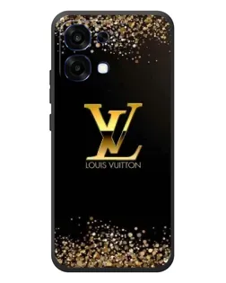 Чехол для OPPO A6 Pro с картинкой «LV — золотые искры»